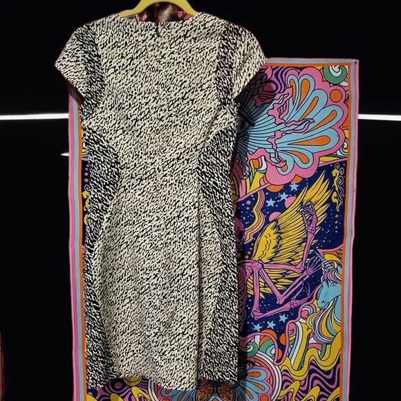 DIANE VON FURSTENBERG Pele Snake Wave Jacquard Dress - Picture 1 of 14